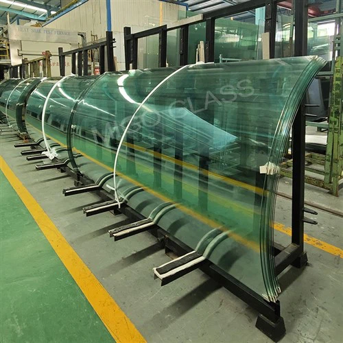 Vidre laminat temperat corbat