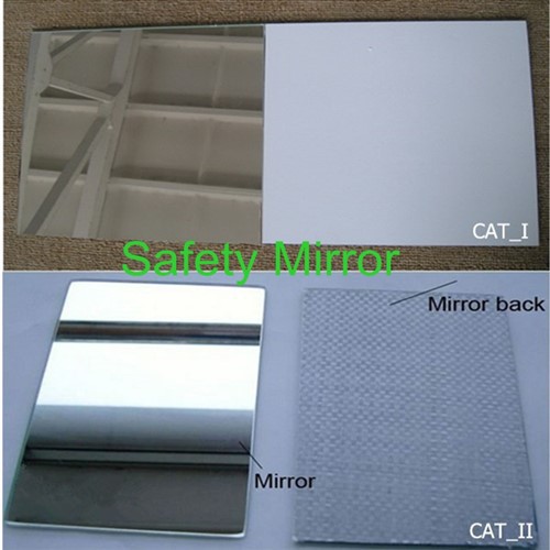 Mirall amb suport de vinil